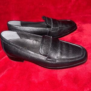 Vionic Textured Black Loafers